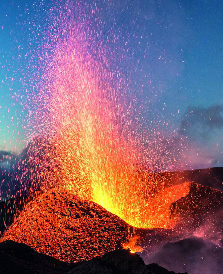 Le piton de la Fournaise