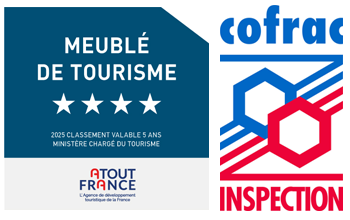 Meublés de tourisme 4 étoiles